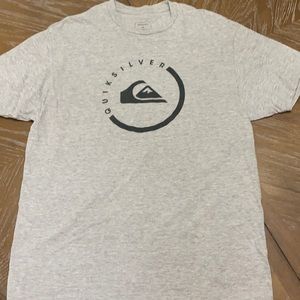 Large, grey and black quicksilver shirt